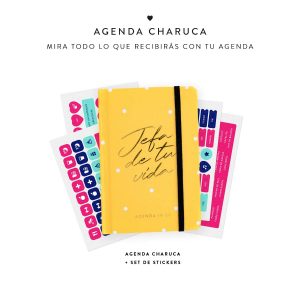 AGENDAS BONITAS CHARUCA 2019 2020 AMARILLA